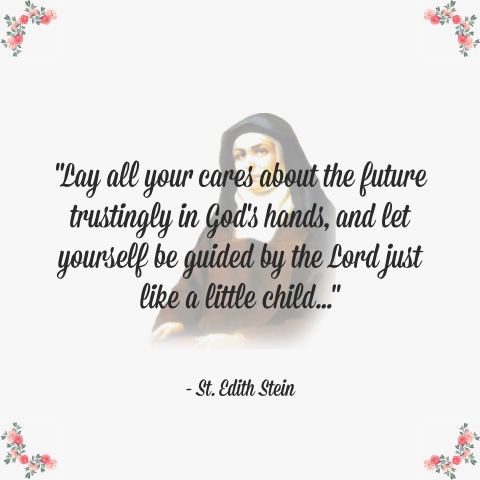 Cita de santa Edith Stein